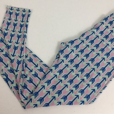 LuLaRoe One Size Leggings Arrows Tribal Multicolor Unicorn Super Rare EUC